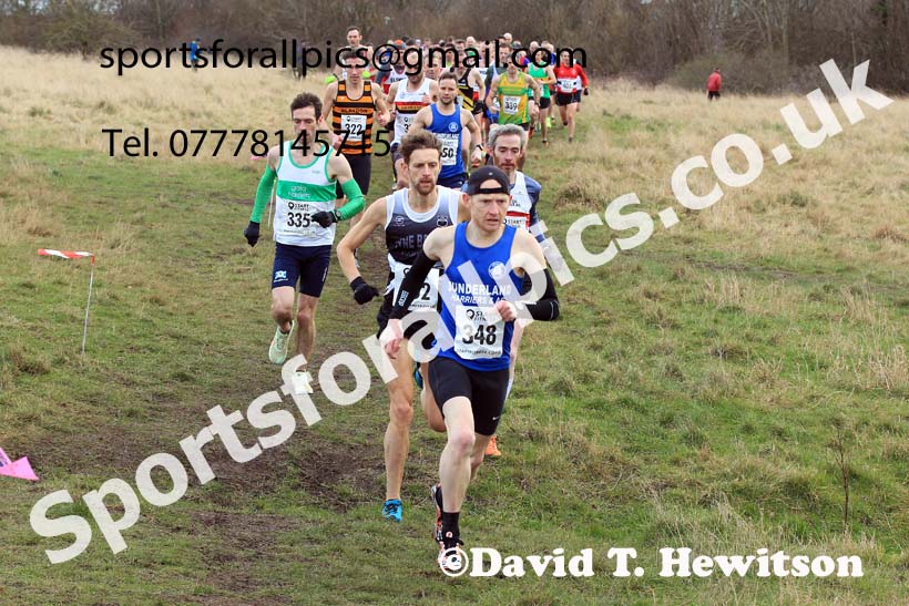 Mens 35 to 60 2022 NEMAA Open Cross Country Champs., Wallsend, Tyne and Wear. Photo: David T. Hewitson/Sports for All Pics